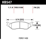Hawk LTS Street Brake Pads - HB547Y.798