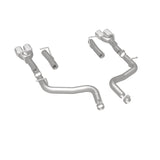 MagnaFlow Axle-Back, SS, 2.5in, Quad Split Rear 3.5in Tip 2015 Dodge Challenger 3.6L V6 - 19218