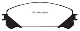 EBC 10+ Lexus RX350 3.5 (Japan) Greenstuff Front Brake Pads - DP61837