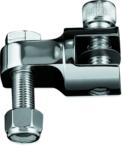 Kuryakyn 1-1/4in Stirrup Heel Rest Extenders Chrome - 8043