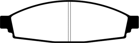 EBC 03-06 Lincoln Aviator 4.6 Greenstuff Front Brake Pads - DP61675