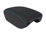 PRP 2018+ Jeep Wrangler JL Center Console Cover - Black/Teal - B103-09