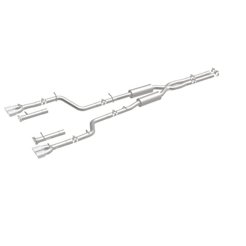 MagnaFlow Cat-Back, SS, 2.5in, Quad Split Rear 3.5in Tip 2015 Dodge Challenger R/T 5.7L - 19209