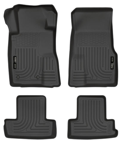 Husky Liners 10-12 Ford Mustang WeatherBeater Combo Black Floor Liners - 98371