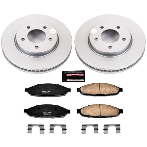 Power Stop 04-08 Chrysler Pacifica Front Z17 Evolution Geomet Coated Brake Kit - CRK3009
