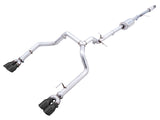 AWE Tuning 4th Gen GM 1500 5.3L 0FG Catback Split Rear Exit (w/ Bumper Cutouts) - Quad Diamond Tips - 3015-43202