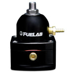 Fuelab 515 TBI Adjustable FPR Large Seat 10-25 PSI (2) -10AN In (1) -6AN Return - Black - 51505-1-L-T