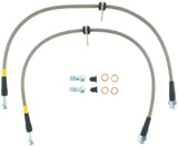 StopTech 06+ Civic Si Stainless Steel Front Brake Lines - 950.40011