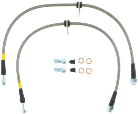 StopTech 06+ Civic Si Stainless Steel Front Brake Lines - 950.40011