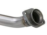 aFe POWER Twisted Steel Y-Pipe w/ Loop Relocation Pipe 12-18 Jeep Wrangler (JK) V6 3.6L - 48-46207-PK