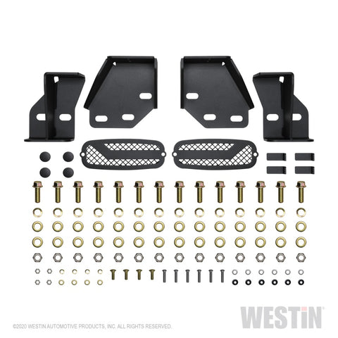 Westin 14-18 Chevy Silverado 1500 Pro-Series Rear Bumper - Textured Black - 58-421005