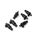 DeatschWerks 95-99 DSM 4G63 Low Z 550CC Top Feed Injectors - 42M-02-0550-6
