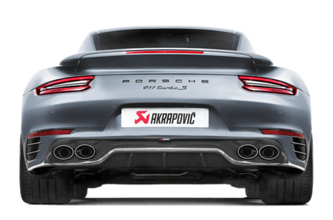 Akrapovic 16-17 Porsche 911 Turbo/Turbo S (991.2) Slip-On Line (Titanium) (Req. Tips/Diffuser) - S-PO/TI/6H