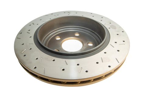 DBA 12-19 Jeep Grand Cherokee SRT8 Rear Drilled & Slotted 4000 XS Series Rotor - 42633XS