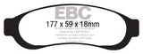 EBC 05-07 Ford F350 (inc Super Duty) 5.4 DRW 2WD Ultimax2 Rear Brake Pads - UD1067