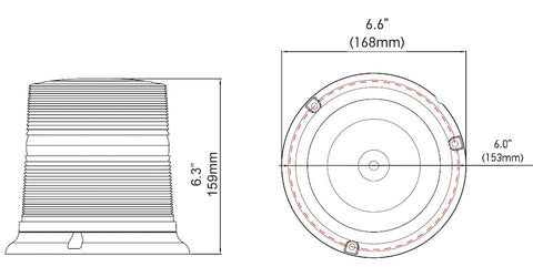 Hella StrobeType Beacon 2Wb - H27117001
