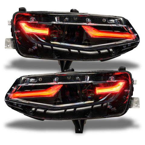 Oracle 19-21 Chevy Camaro LS/LT RGB+A Headlight DRL Kit - ColorSHIFT w/ BC1 Controller - 1418-335