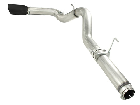 aFe Atlas Exhausts DPF-Back Aluminized Steel Exhaust Dodge Diesel Trucks 07.5-12 L6-6.7L Black Tip - 49-02016-B