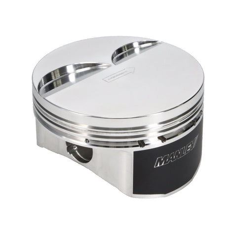 Manley Chevy LS Series 4.075in Bore 0.927in Pin -4cc Flat Top Platinum Series Dish Pistons Set - 592575C-8