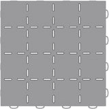 WeatherTech TechFloor - 12in X 12in Tiles - Grey/Black **Order in Qtys of 10 - 51T1212 GR-BK