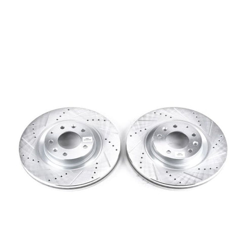 Power Stop 07-15 Mazda CX-9 Front Evolution Drilled & Slotted Rotors - Pair - JBR1399XPR
