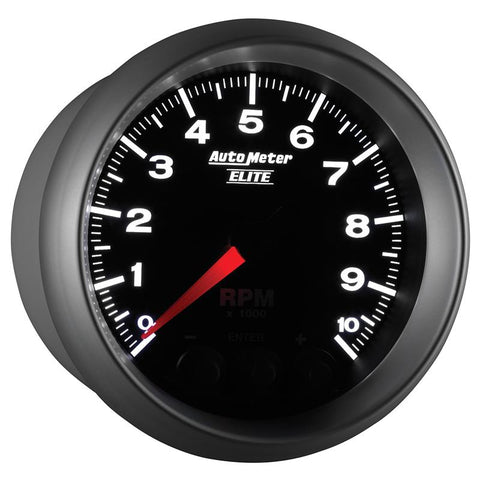 Autometer Street Progressive Shift Light 85.7mm Tachometer 0-10,000 RPM - 5697
