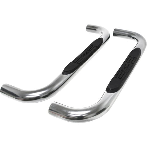 Westin 19-20 Chevy/GMC Silverado/Sierra 1500 Regular Cab E-Series 3 Nerf Step Bars - Stainless Steel - 23-4110