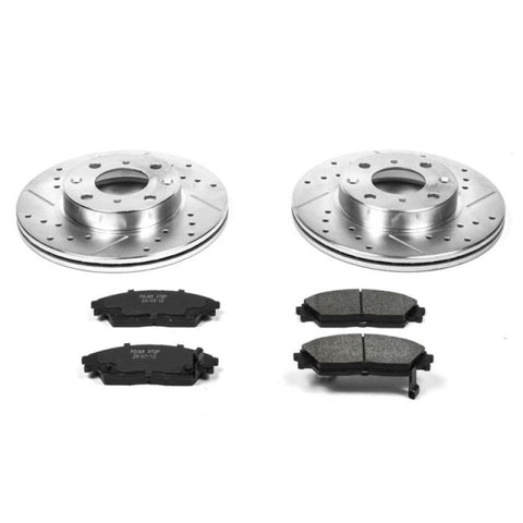 Power Stop 90-91 Honda Civic Front Z23 Evolution Sport Brake Kit - K402