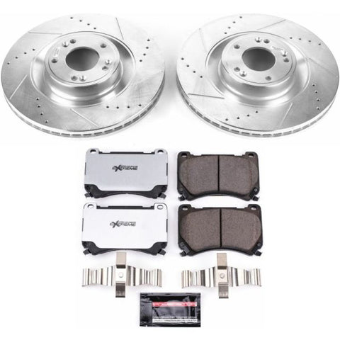 Power Stop 2011 Hyundai Equus Front Z26 Street Warrior Brake Kit - K5928-26