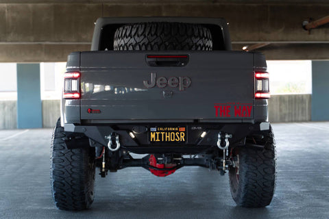 DV8 Offroad 20-23 Jeep Gladiator JT FS-15 Series Rear Bumper - RBGL-11
