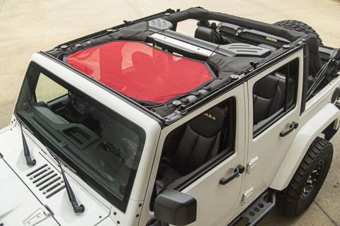 Rugged Ridge Eclipse Sun Shade Front Red 07-18 Jeep Wrangler - 13579.24