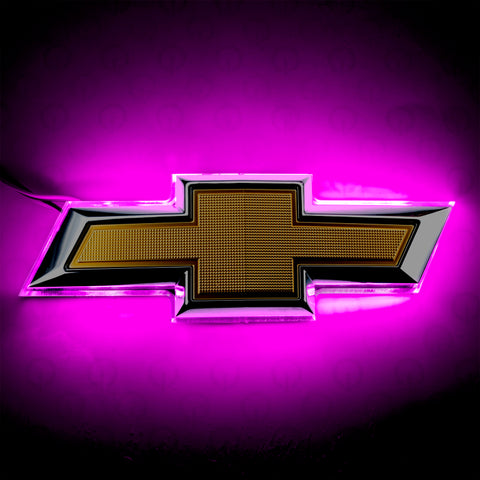 Oracle 14-15 Chevrolet Camaro Illuminated Bowtie - Dual Intensity - Pink - 3157-009