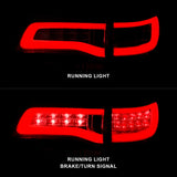 ANZO 2014-2016 Jeep Grand Cherokee LED Taillights Red/Clear - 311268