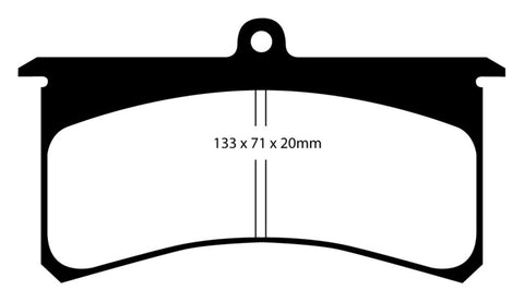 EBC Brakes Yellowstuff Performance Brake Pads - DP4007R