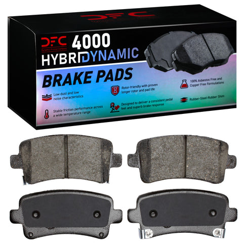 DFC 10-20 Saab 9-5 Rear 4000 Hybridynamic Brake Pads - 4000-1430-00
