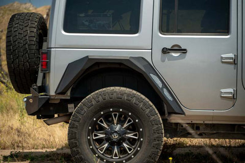 DV8 Offroad 07-18 Jeep Wrangler JK Armor Fender Flares - FDJK-09