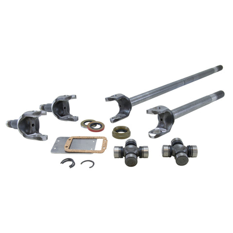Yukon Gear Front 4340 Chrome-Moly Replacement Axle Kit For 82-86 Dana 30 Jeep CJ - YA W24114