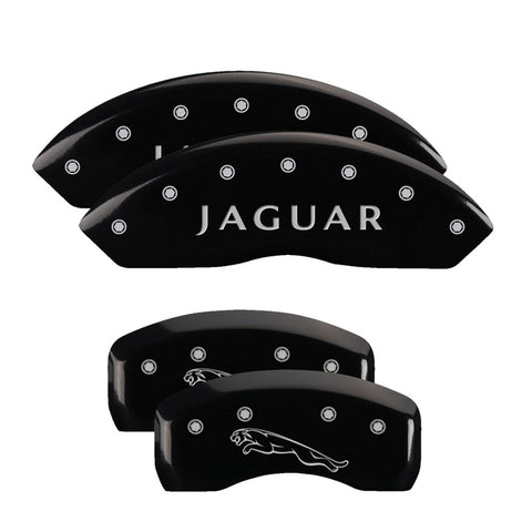 MGP 4 Caliper Covers Engraved Front Acura Engraved Rear TLX Black finish silver ch - 39018STLXBK