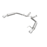 MagnaFlow Axle Back, SS, 2.5in, Competition, Dual Split Polish 4.5in Tip 2015 Ford Mustang Ecoboost - 19179