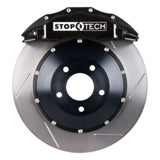 StopTech 08-10 Audi S5 Front BBK w/ Black ST-60 Calipers Slotted 380x32mm Rotors Pads Lines - 83.114.6800.51