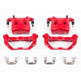 Power Stop 08-12 Infiniti EX35 Front Red Calipers w/Brackets - Pair - S2870B