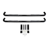 Westin 2019 Chevrolet Silverado/Sierra 1500 Crew Cab E-Series 3 Nerf Step Bars - Black - 23-4135