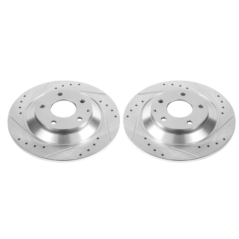 Power Stop 13-19 Mazda CX-5 Rear Evolution Drilled & Slotted Rotors - Pair - JBR1595XPR