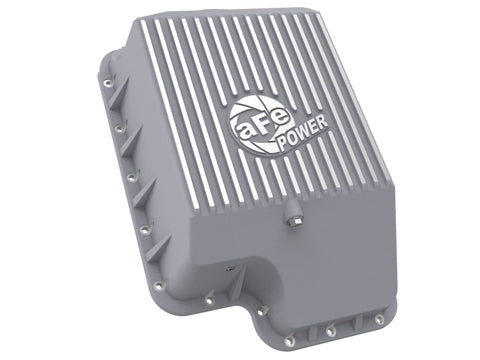 aFe Transmission Pan (Raw); Ford Diesel Trucks 03-10 V8-6.0/6.4L (td) - 46-70120-1