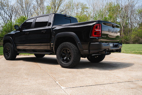 Corsa 25-26 RAM 1500 RHO Crew Cab 3.0L T Cat-Back Dual Rear Exit w/ 5in Single Gun Metal Pro Series - 21389GNM