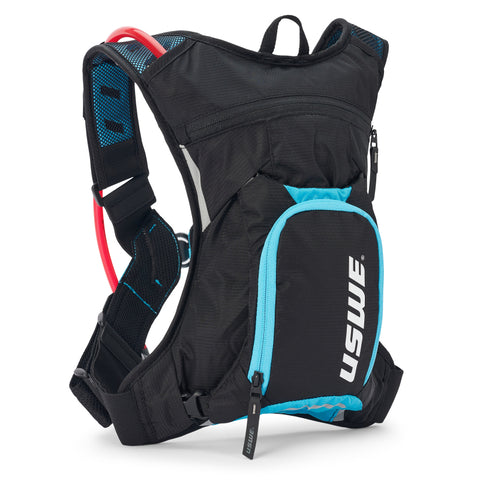 USWE MTB Hydro Hydration Pack 3L - Black/Horizon Blue - 2035231