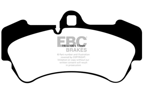 EBC 04-06 Porsche Cayenne 3.2L Bluestuff Front Brake Pads - DP51521NDX