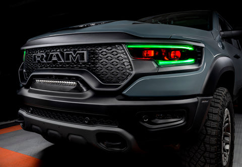 Oracle 19-21 RAM 1500 RGB Headlight Demon Eye Kit - LED Projector - w/o Controller - 1456-334