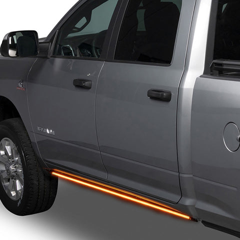 Putco 19-23 Dodge Ram 1500 Blade Rocker Kits Sideliners - Amber/White - 931600960