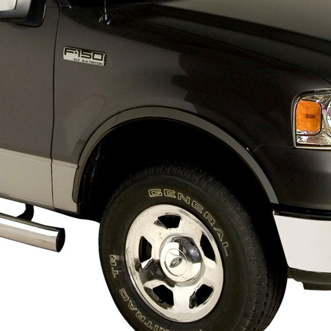 Putco 04-14 Ford F-150 (w/ or w/o Fender Flares) Black Platinum Fender Trim - 97219BP